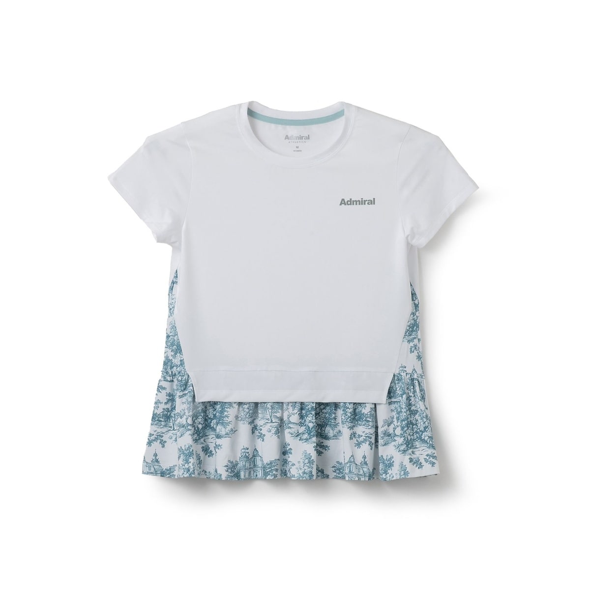 フェイクレイヤーヘムグラフィックTEE