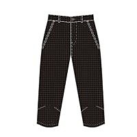 リップストップ　3Dクロップドパンツ　ブラック