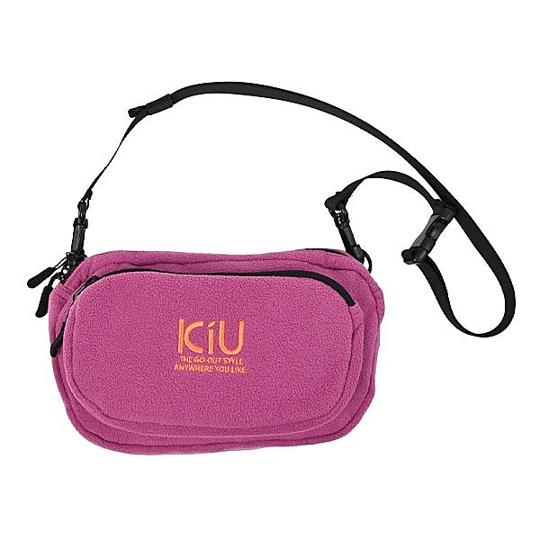 [KiU FLEECE MINI SHOULDER BAG]マゼンタ