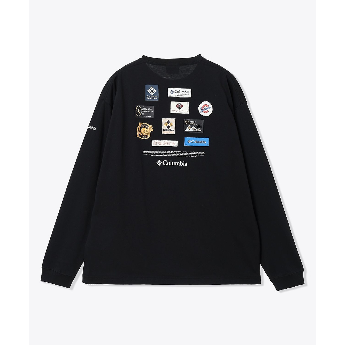 スタックブルックグラフィックロングスリーブTシャツ