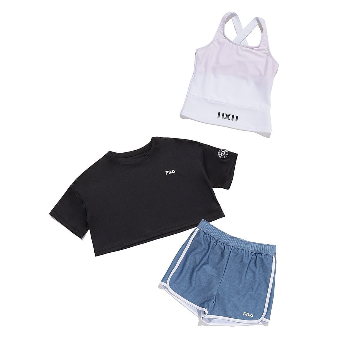 〜※になりますので他の方は購入しないで下さい〜 FILAフィラ - 【FILA】短丈水着セパ3点セット 124660/メガスポーツ公式