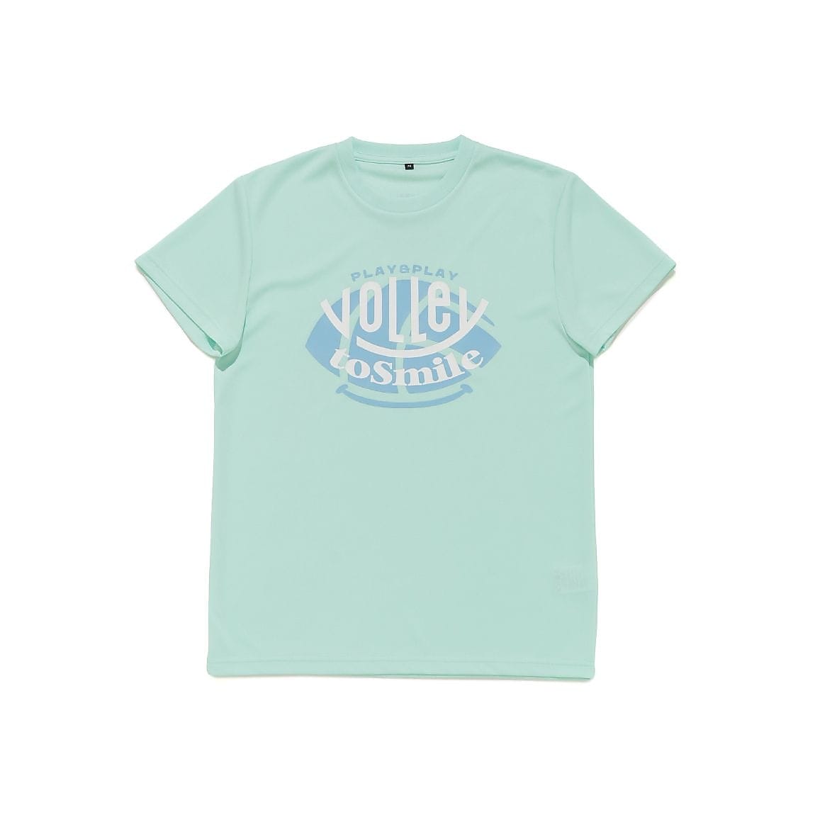 バレーグラフィックTシャツ スマイル