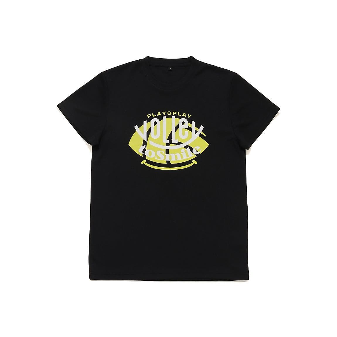 バレーグラフィックTシャツ スマイル