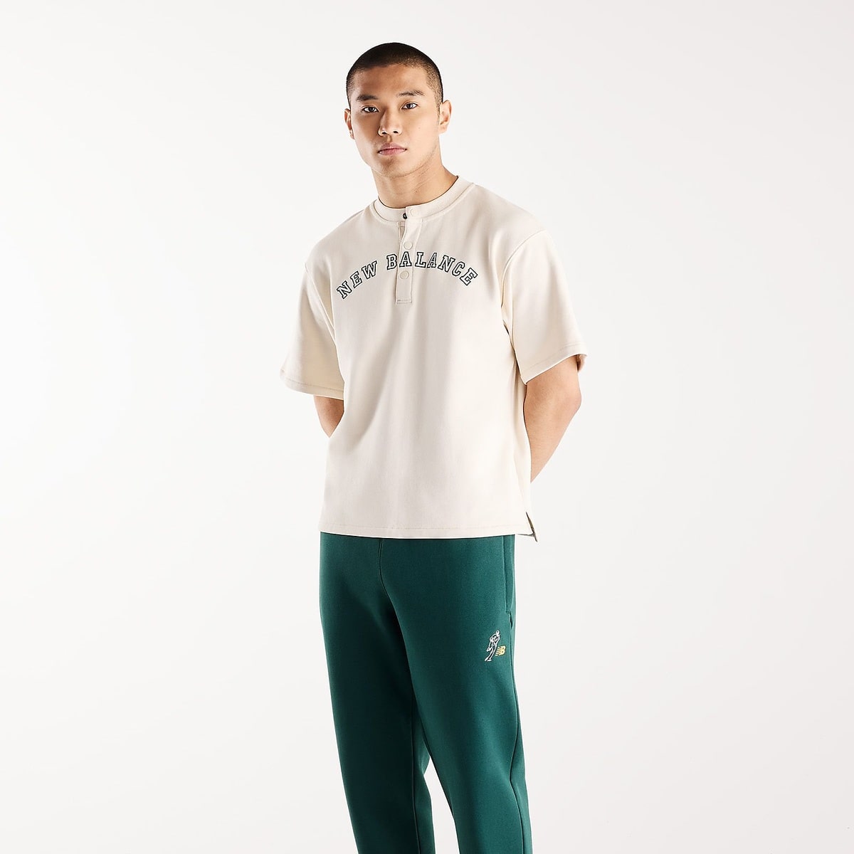 大谷翔平シグネチャーヘンリーネックショートスリーブTシャツ