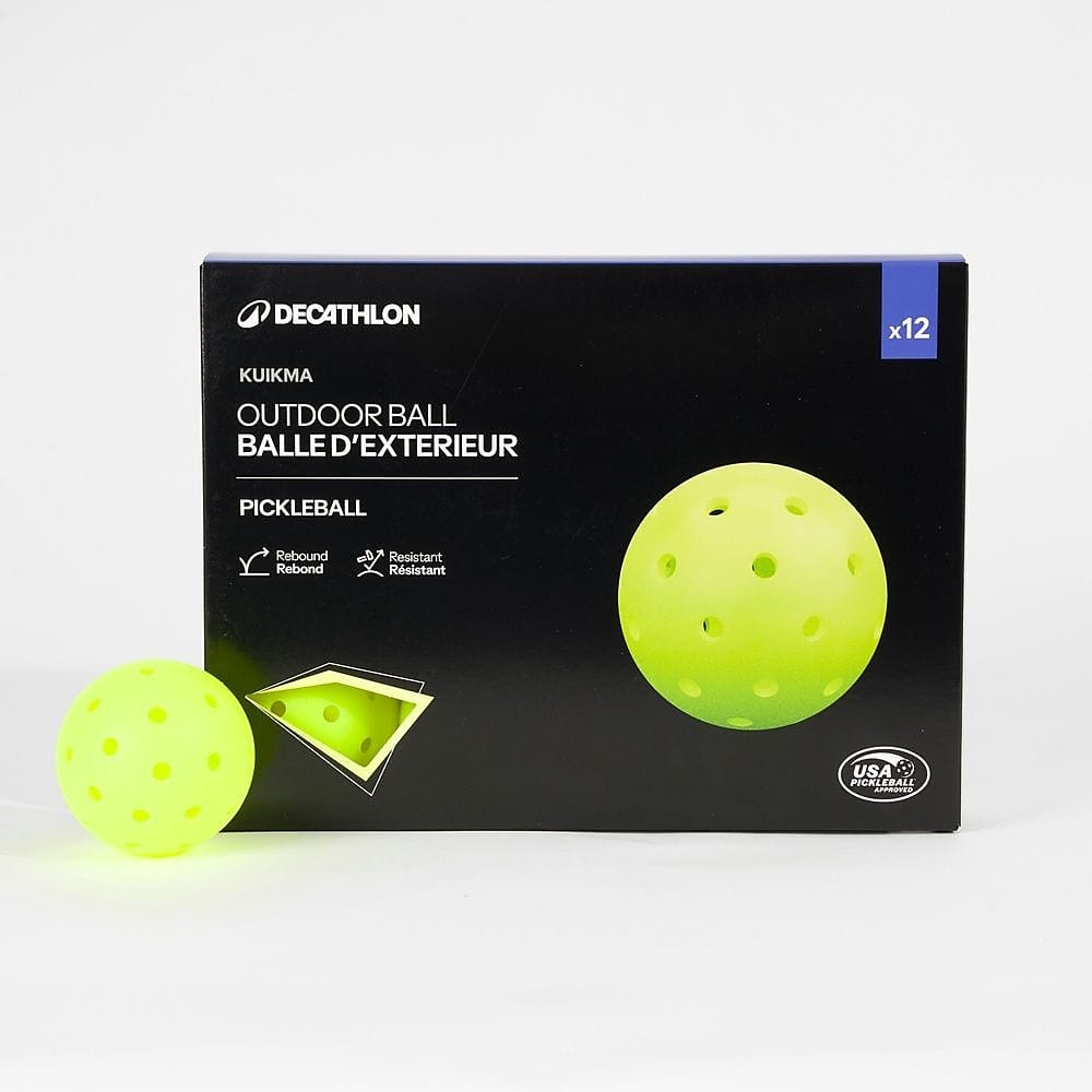 Decathlon ピックルボール用ボール 12個セット USAPA公認 YEL