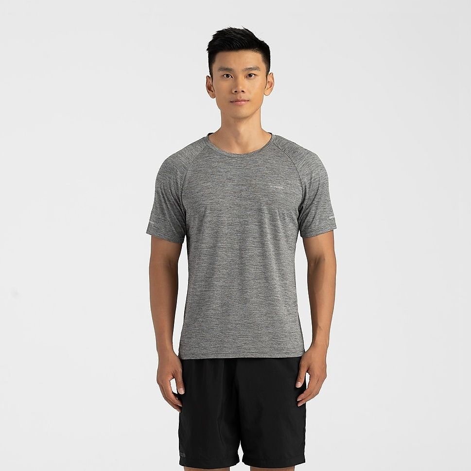 KIPRUN メンズTシャツ RUN 500 COOL DRY GRY