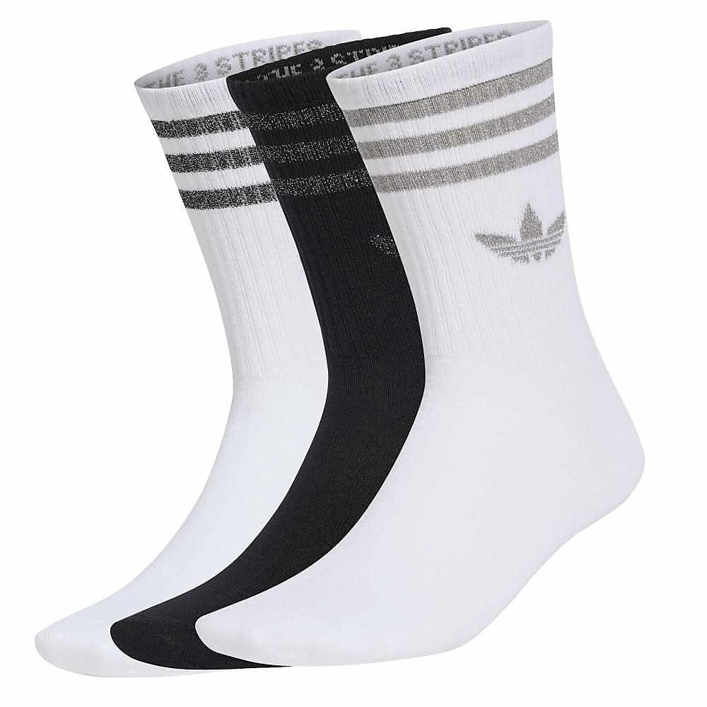 GLITTER TREFOIL CREW SOCK 3 PAIR PACK