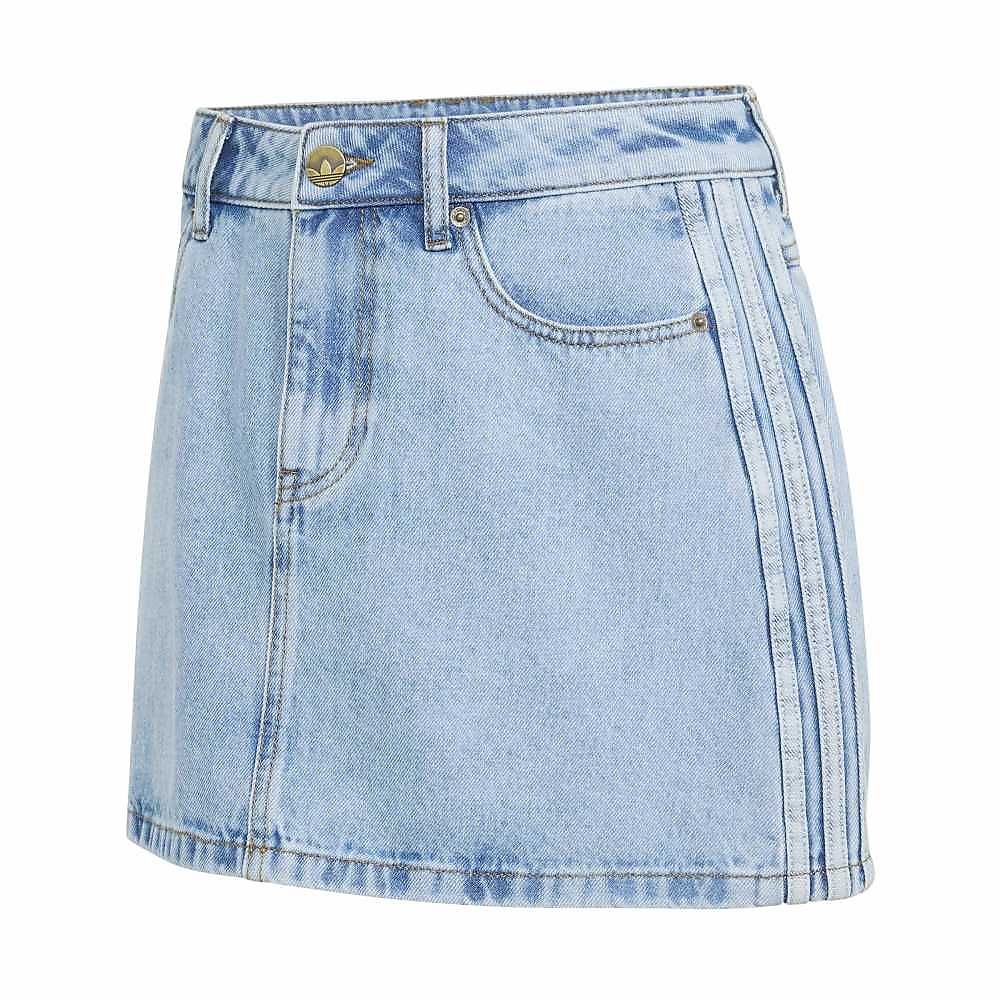 3 STRIPES MINI SKIRT DENIM