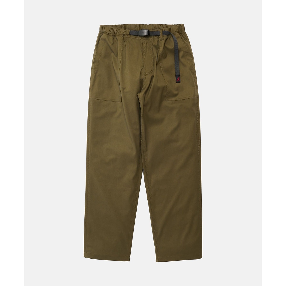 GABARDINE LOOSE TAPERED RIDGE PANT