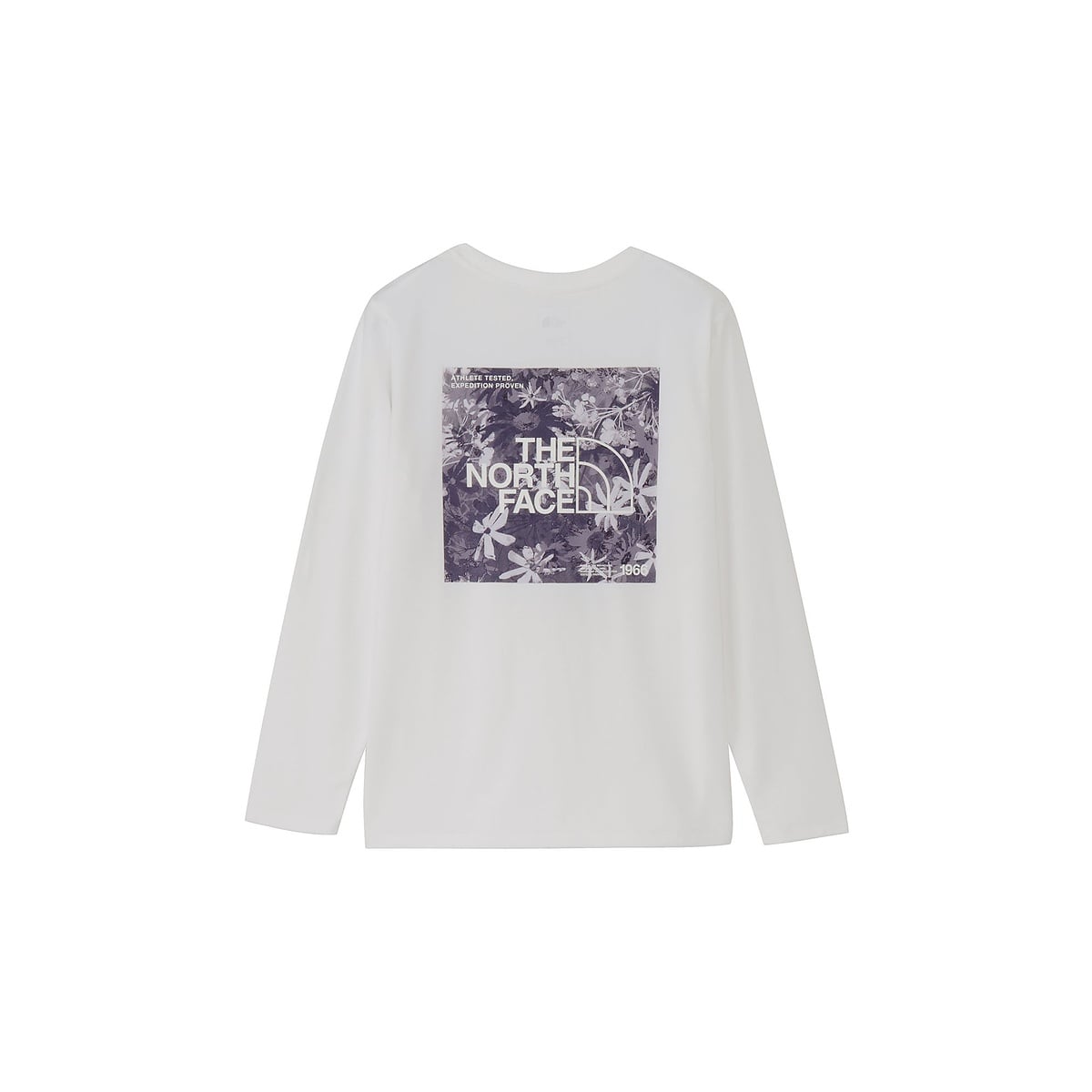L/S FL SQUARE LG T (ロングスリーブフラワースクエアロゴティー)