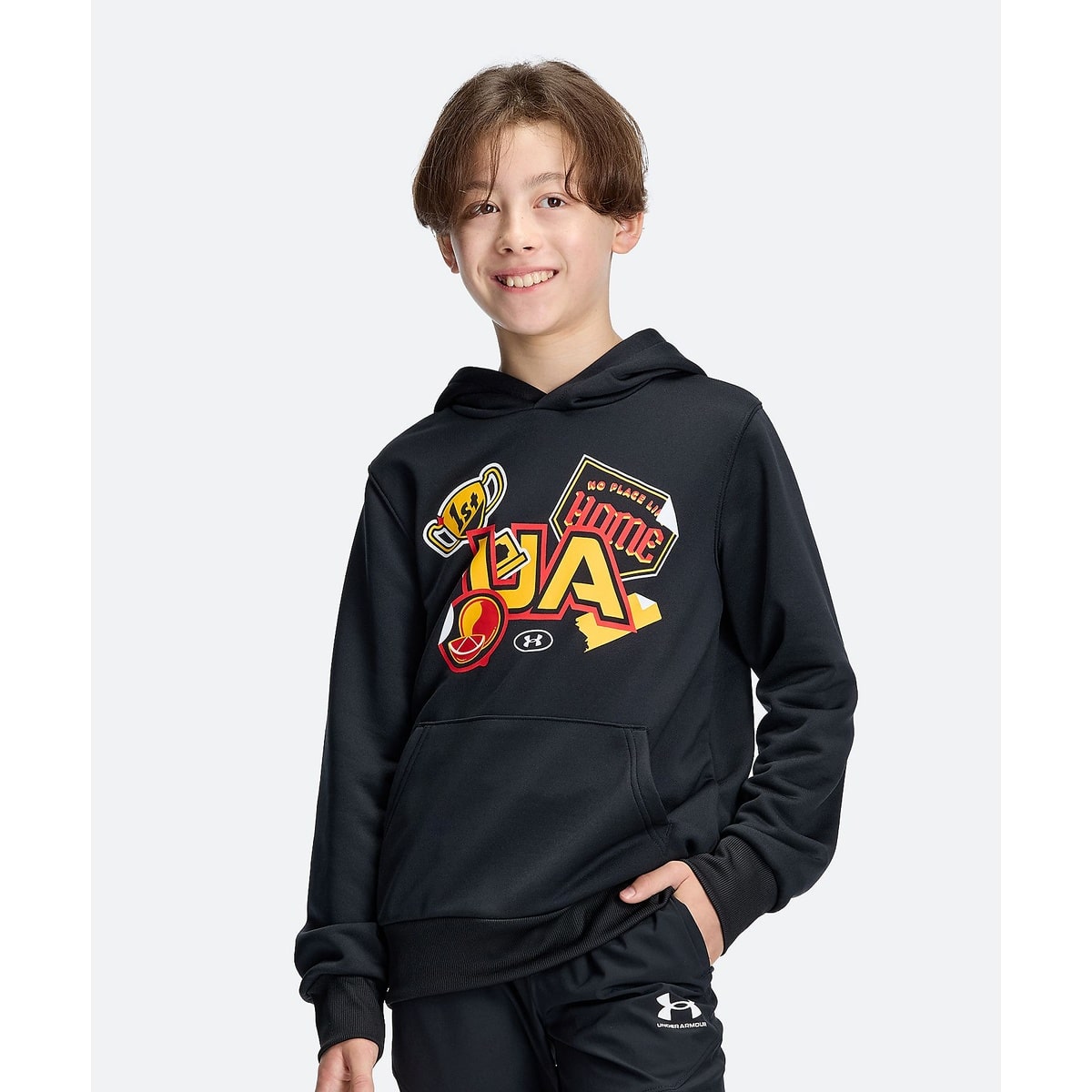 UA RIVAL LIGHTWEIGHT TERRY GRAPHIC HOODIE