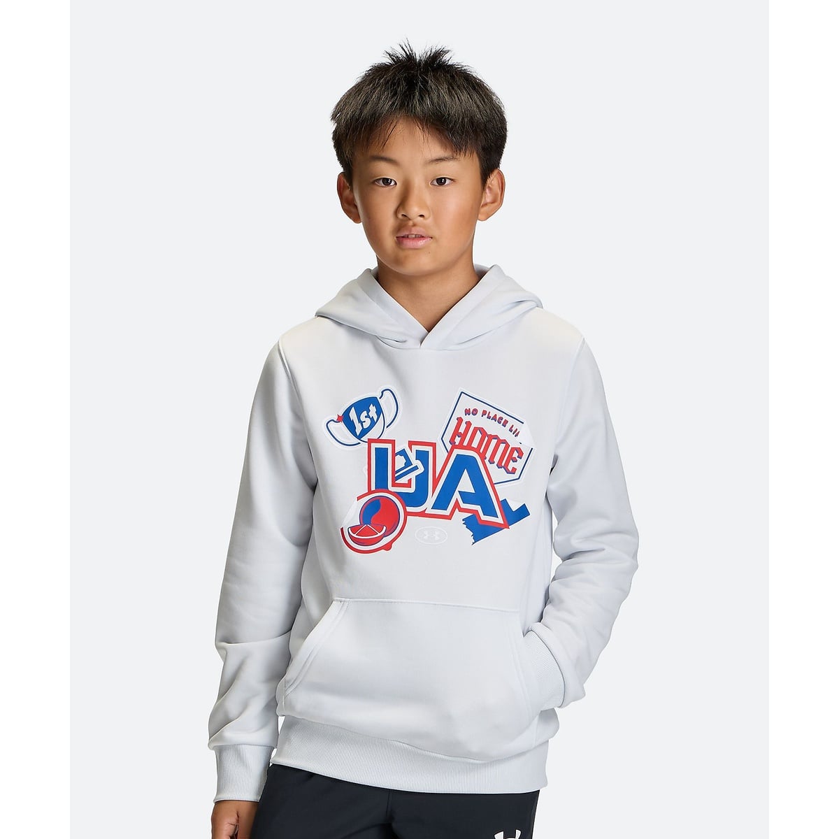 UA RIVAL LIGHTWEIGHT TERRY GRAPHIC HOODIE