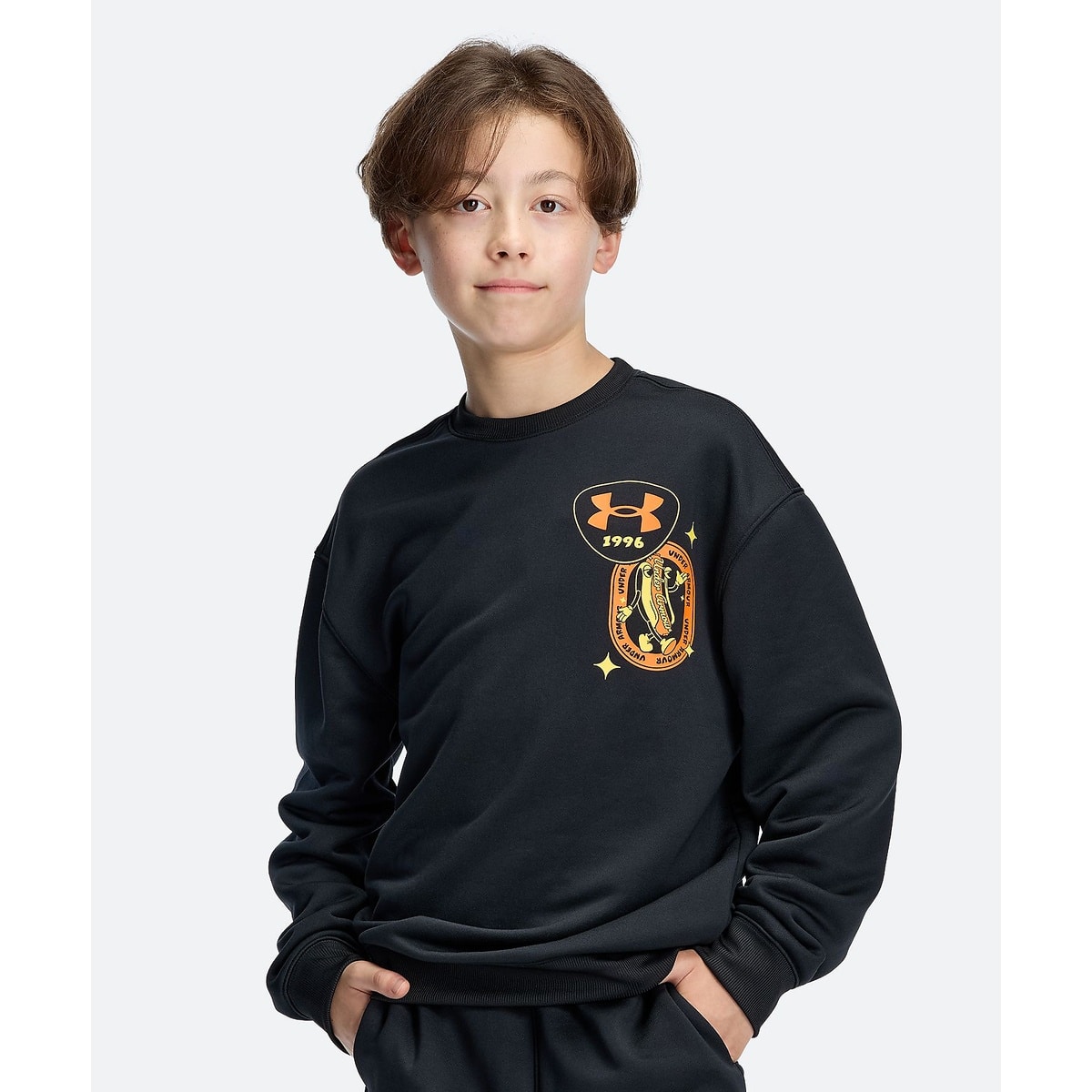 UA RIVAL LIGHTWEIGHT TERRY OVERSIZED CREW