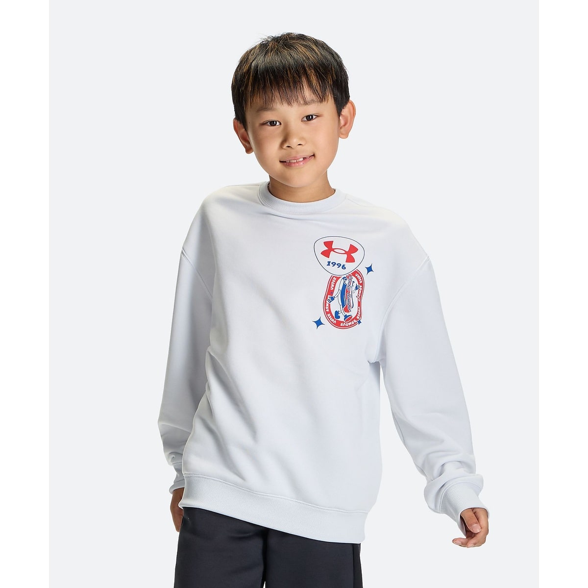 UA RIVAL LIGHTWEIGHT TERRY OVERSIZED CREW