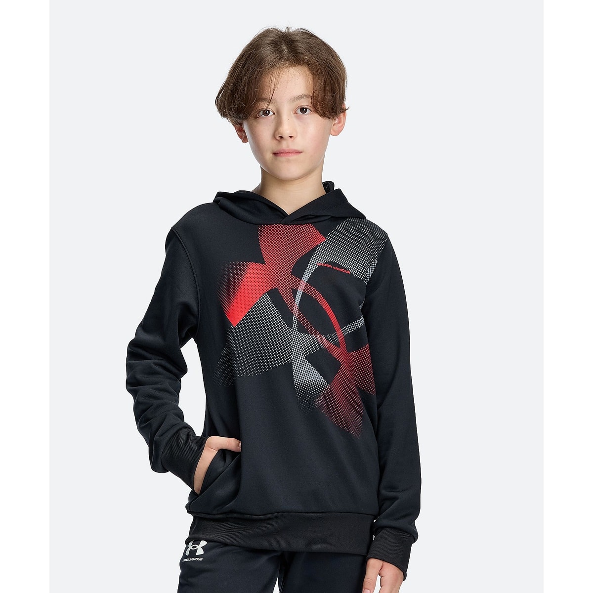 UA TECH TERRY SUPER BIG LOGO HOODIE