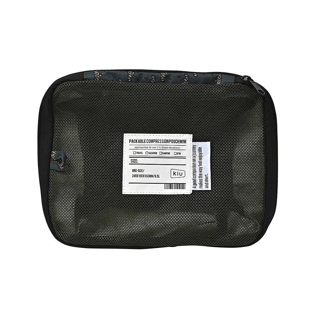 [KiU PACKABLE COMP POUCH MINI]レオパード