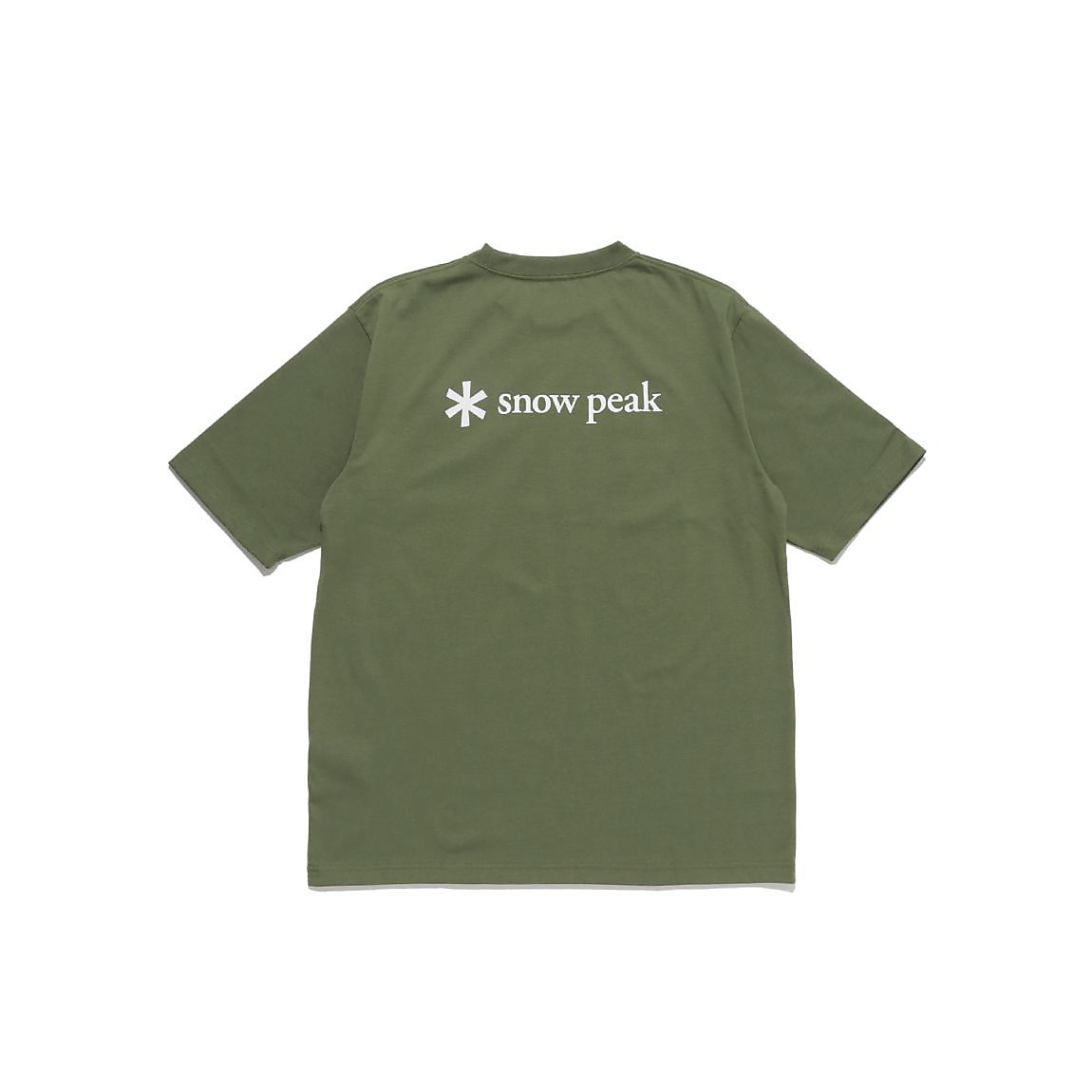 SP BACK PRINTED LOGO T SHIRT S OLIVE