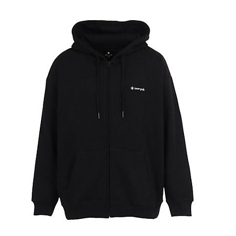 SP LOGO ZIP UP HOODIE M BLACK