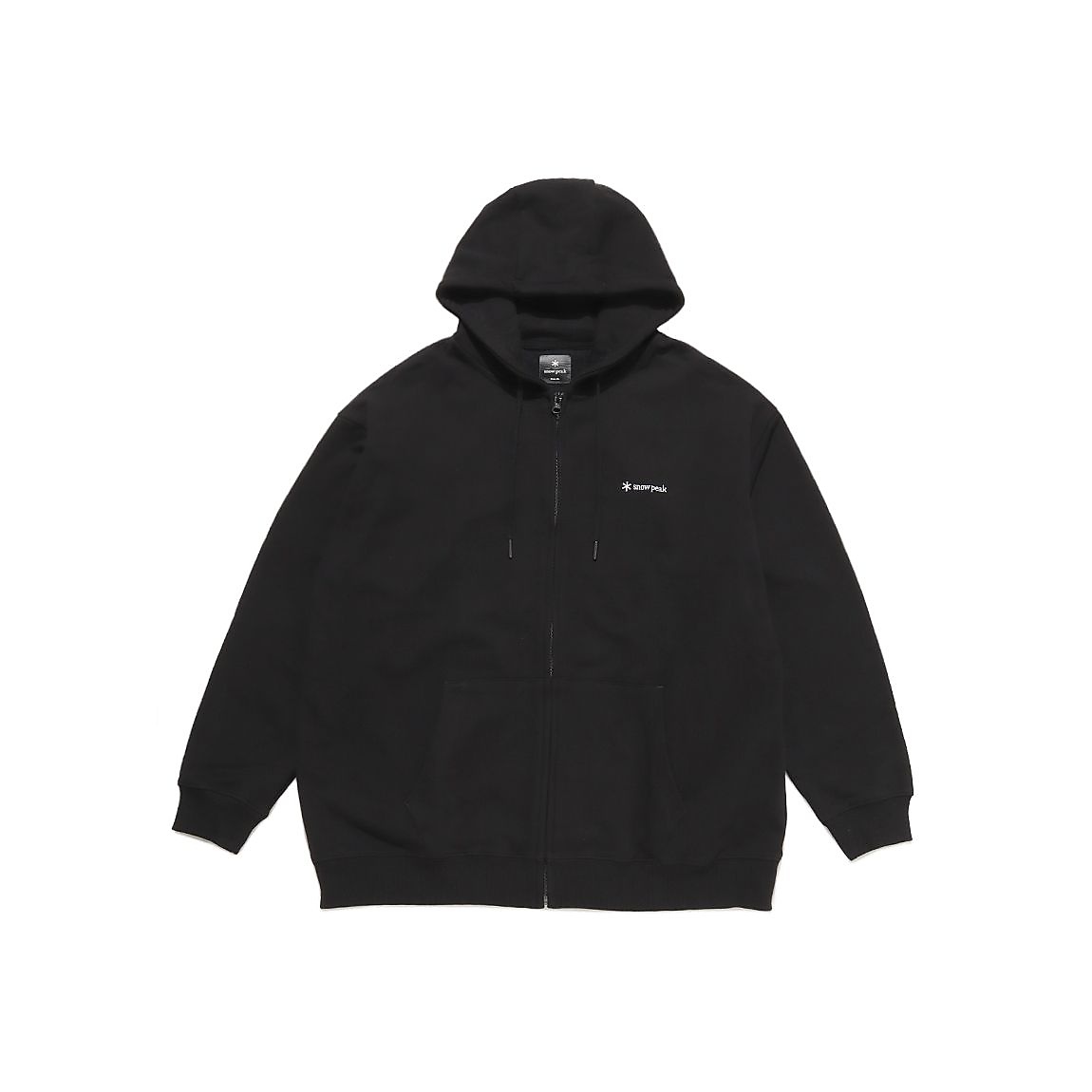 SP LOGO ZIP UP HOODIE XL BLACK