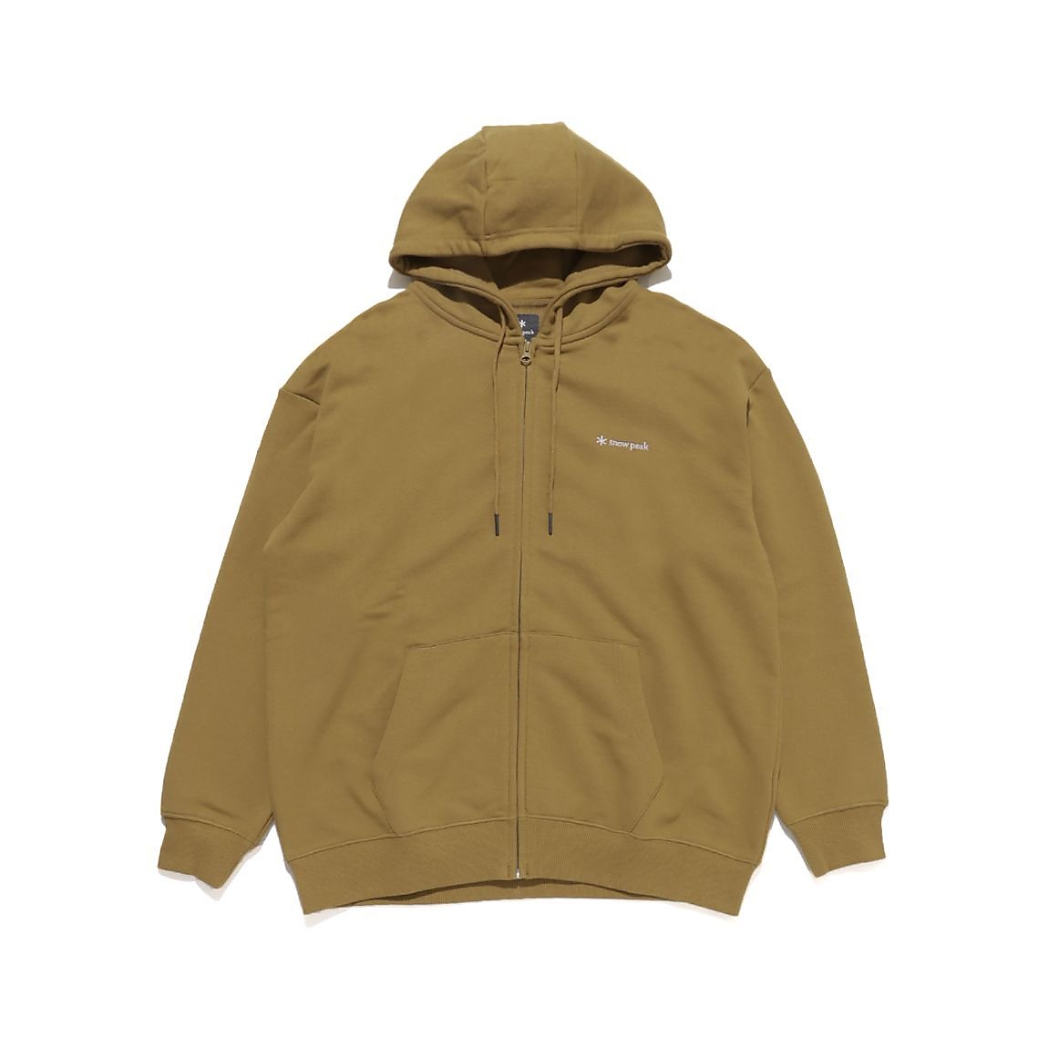SP LOGO ZIP UP HOODIE M COYOTE