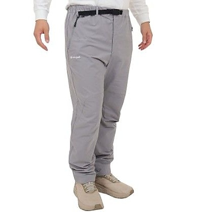 STRETCH CLOTH PANTS L GREY