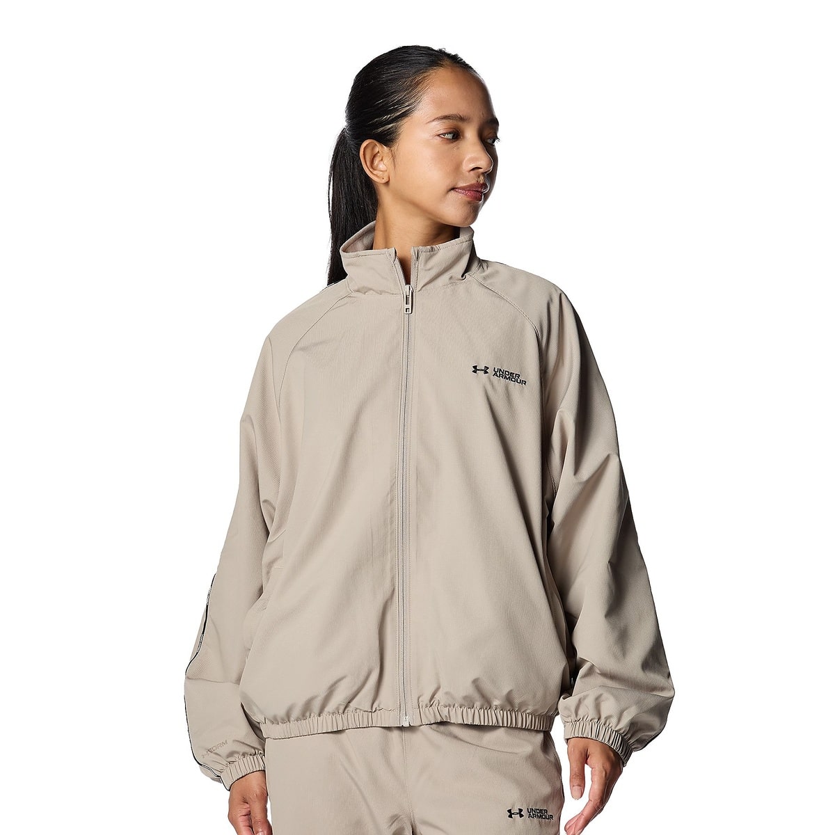 UA TRICOT LINER WOVEN HOODIE