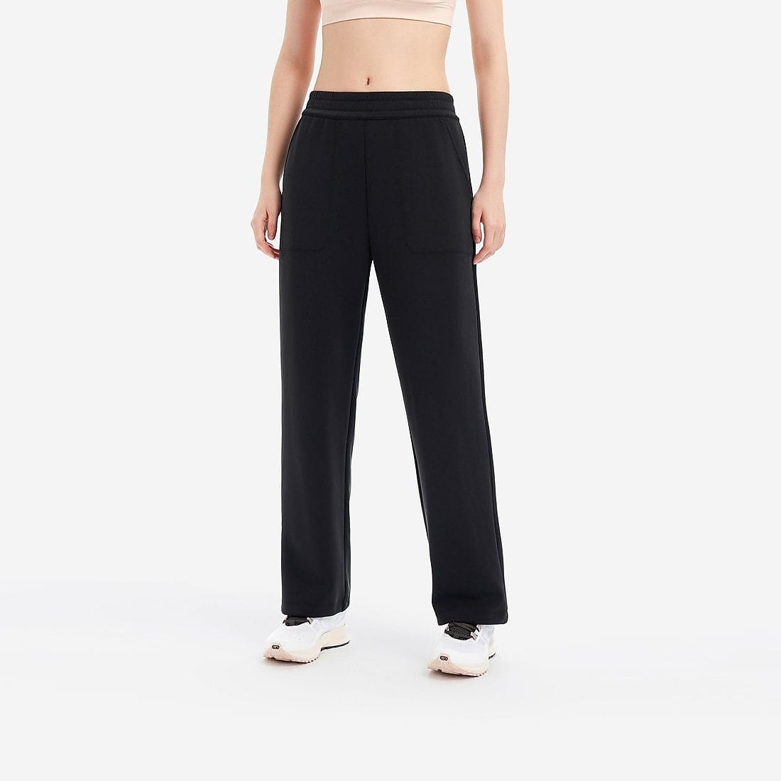 ヨガ レディース ストレッチパンツ BLK