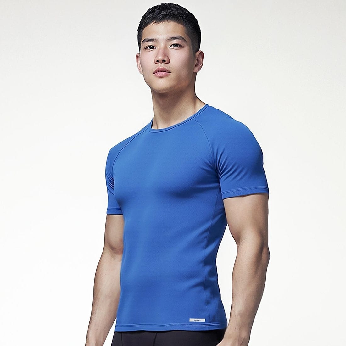 ランニング メンズ Tシャツ 透湿性 DRY BLU