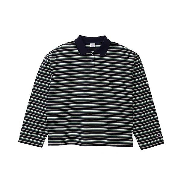 L/S BORDER POLO SHIRT