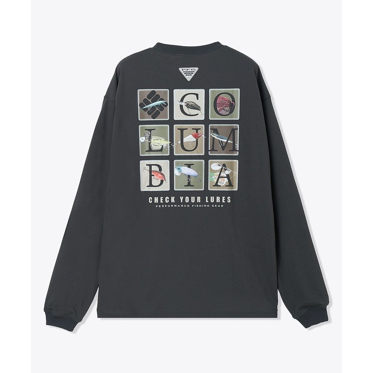 バーンノベルグラフィックロングスリーブTシャツ