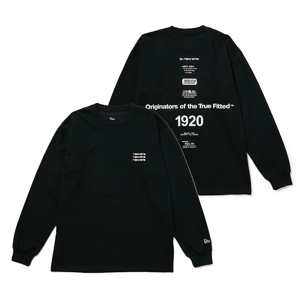 LS PF TEE LOGO BLK