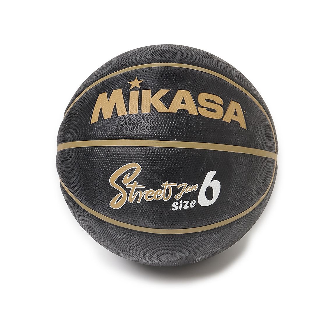 バスケット6号 ラバー 黒金