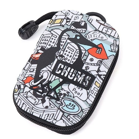 Recycle Oval Key Zip Case