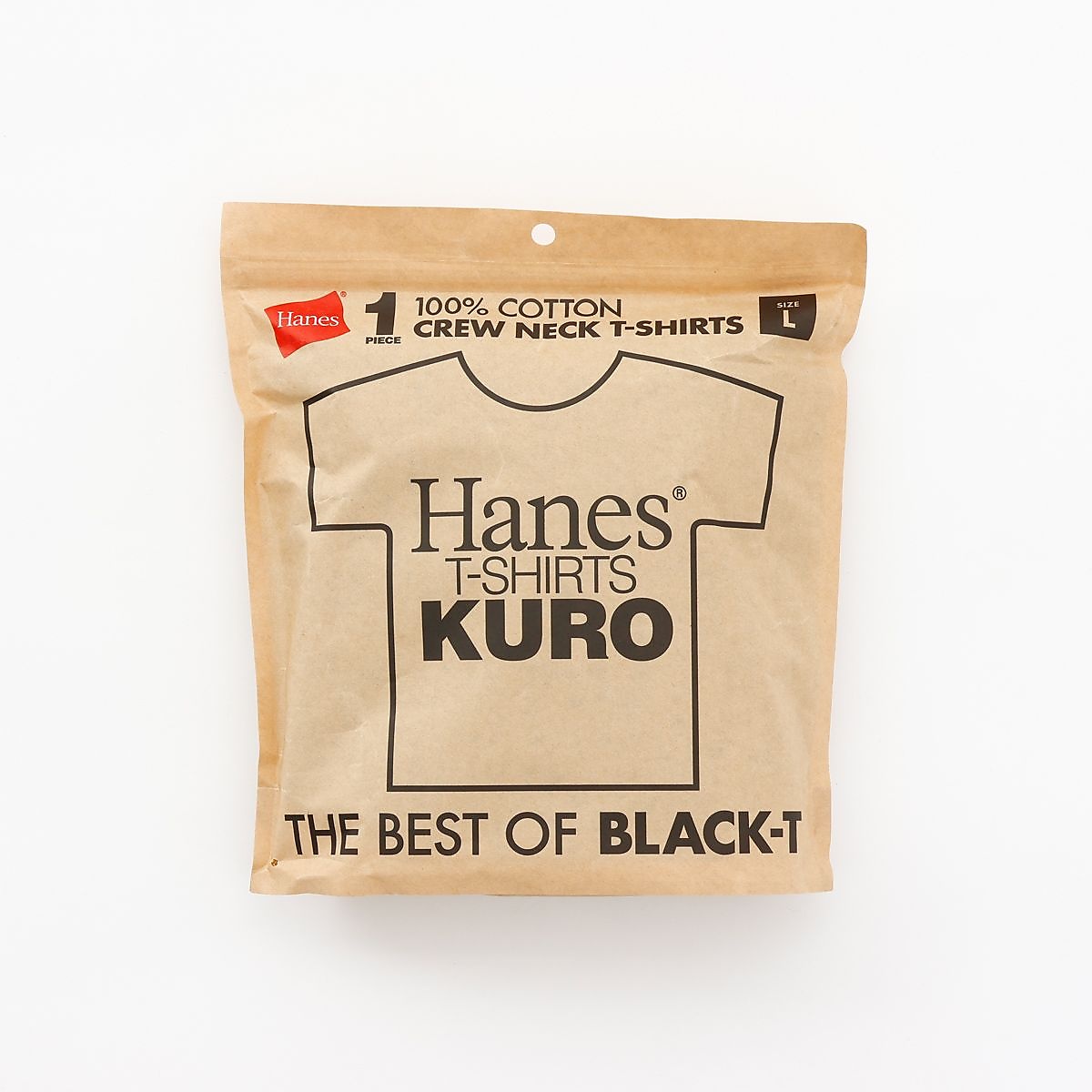 1P KUROクルーネックTシャツ