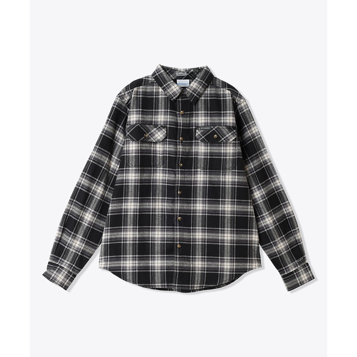 フレアガンストレッチフランネルシャツ