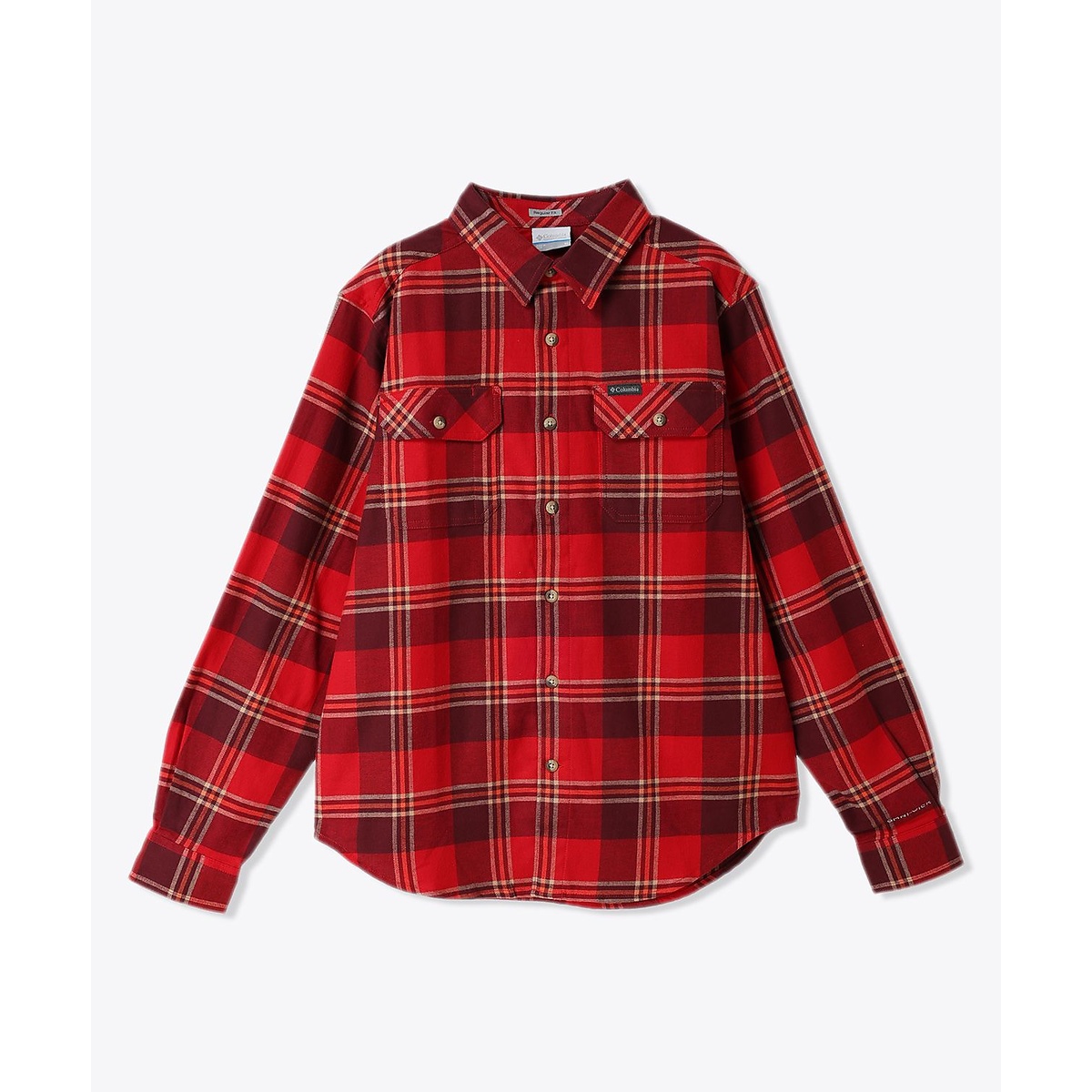 フレアガンストレッチフランネルシャツ