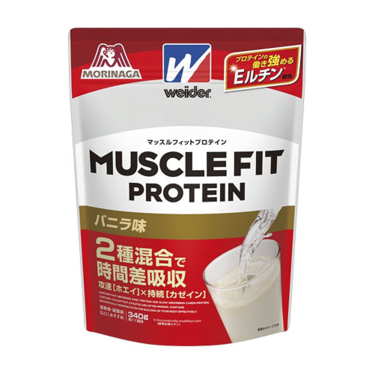 マッスルフィットプロテインバニラ味340g