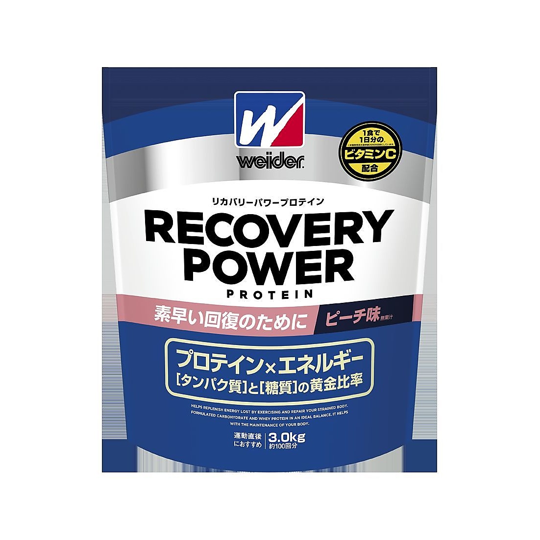 リカバリーパワープロテイン ピーチ味3kg