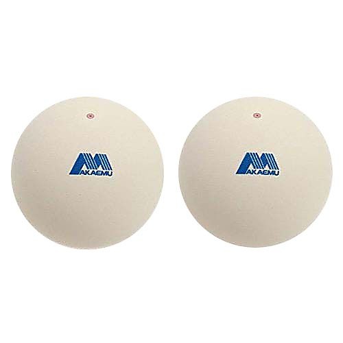 ソフトテニスボール ショーワゴム  アカエム 練習球 2個入り