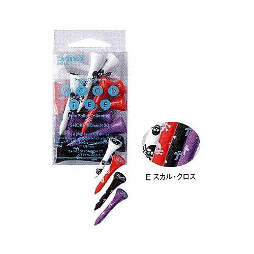 プリントティーショートE スカル・クロス