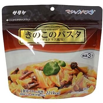 キャンプ用品 サタケ マジックパスタ きのこのパスタ