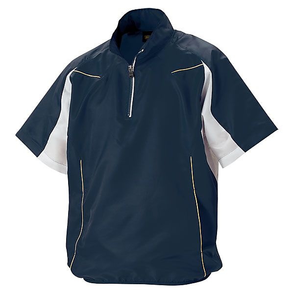 ハーフジップジャンパーハンソデ