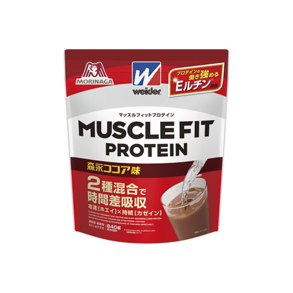 マッスルフィットプロテイン森永ココア味840g