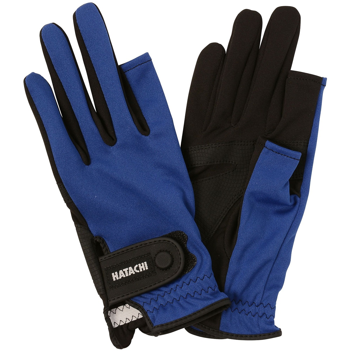 ストレッチ手袋 ブルー SM