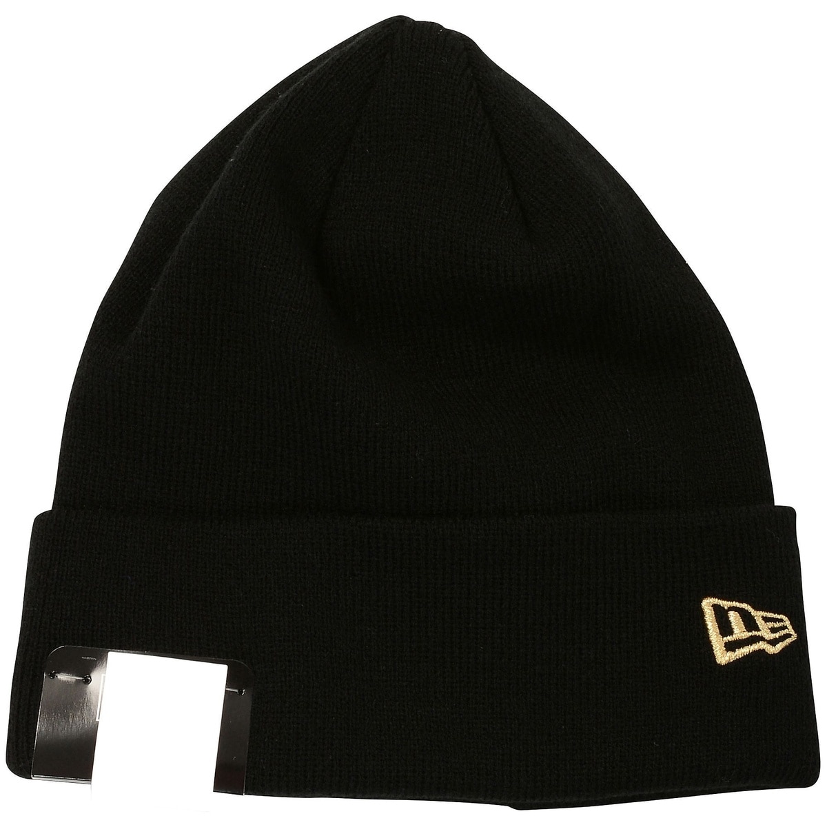 BASIC CUFF KNIT BLK GOL