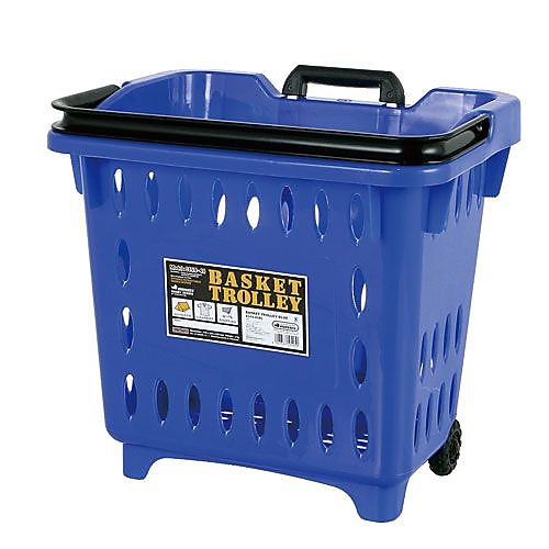 BASKET TROLLEY BLUE