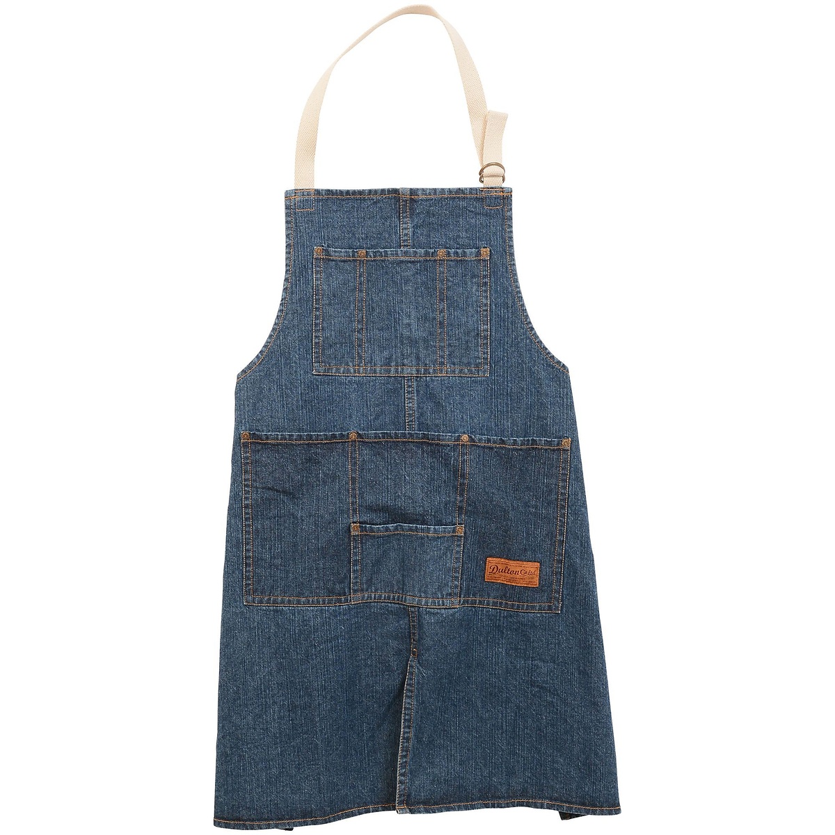 MW WORK APRON WASHED DEINM