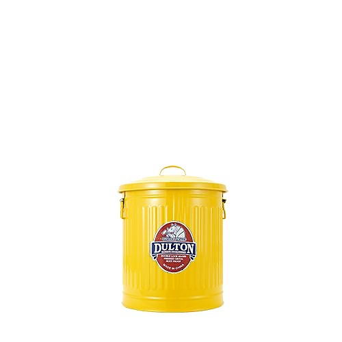 MINI GARBAGE CAN YELLOW S