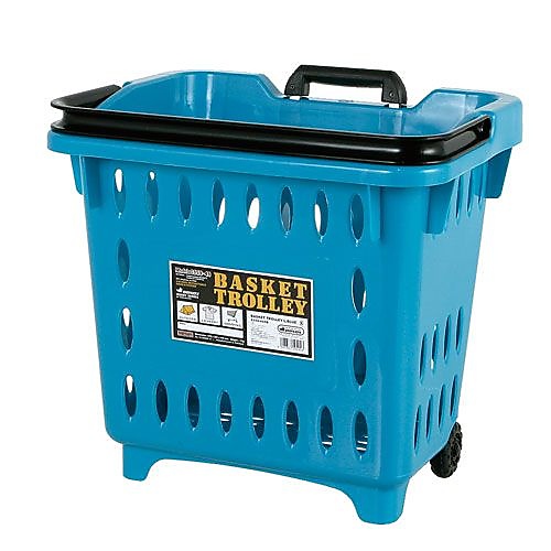 BASKET TROLLEY L.BLUE