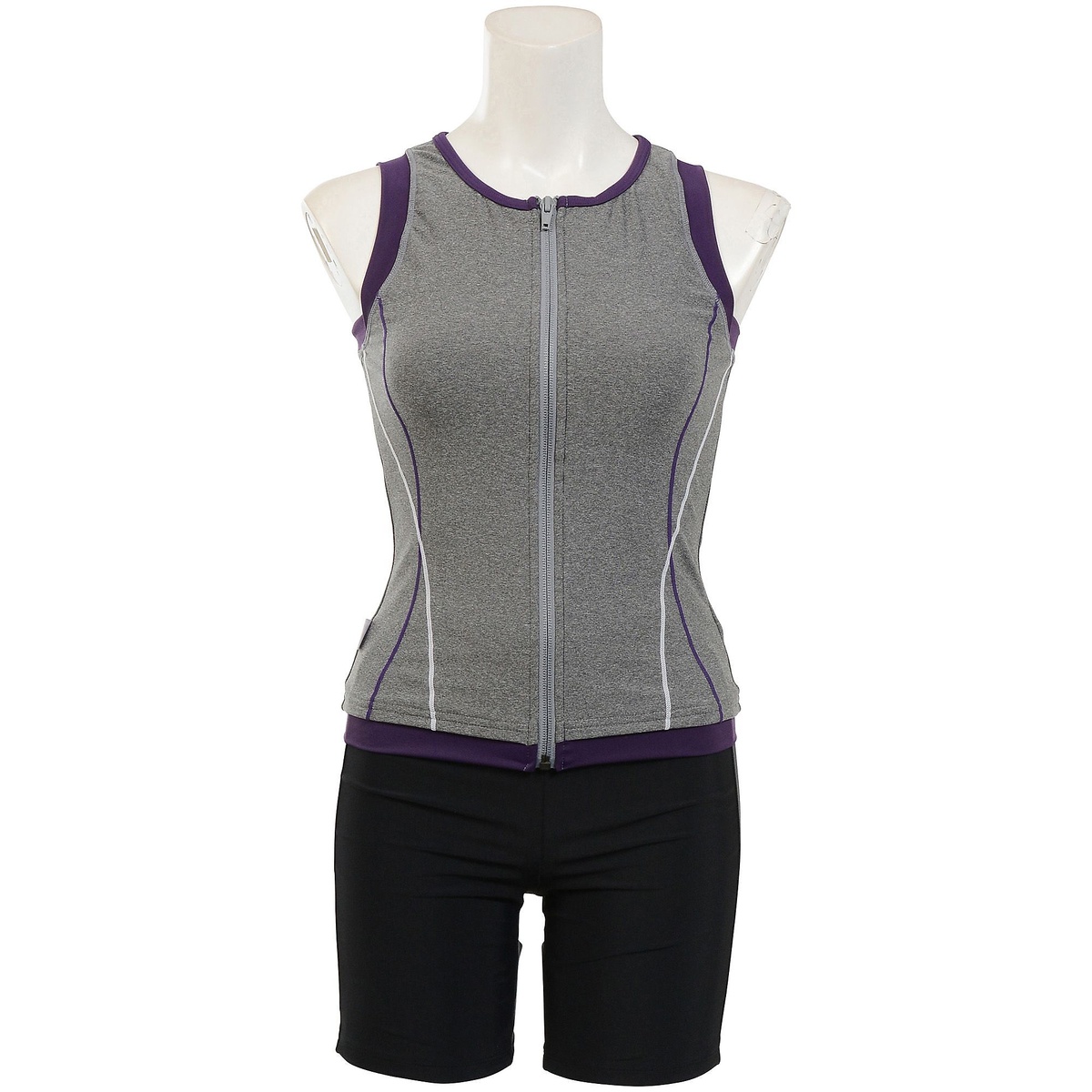 レディースセパレート水着フルジップ